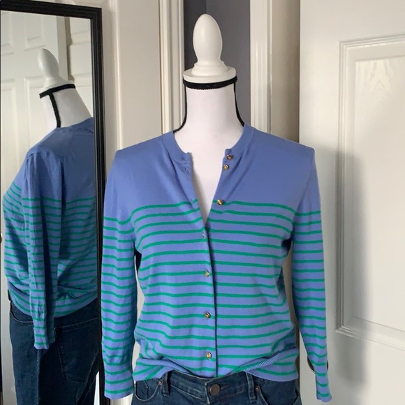 REDUCED!!! J.Crew striped Jackie cardigan - Picture 3 of 7